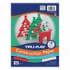 Pacon Tru-Ray Construction Paper, 70 lb Text Weight, 9 x 12, Assorted Holiday Colors, 150PK P6684